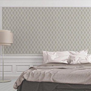 Caselio|Papier peint effet textile lin vert avec éclats dorés|Imitation Tissu 2