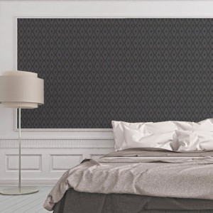 Marburg|Papel pintado geométrico verde patrón enrejado|Papel Pintado 2