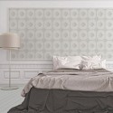 Architects Paper|Papier peint classique contemporain blanc et gris|Carreaux
