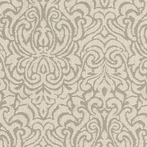 Casamance|Wallpaper linen cactus green|Fabric Imitation