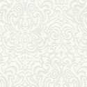 Architects Paper|Papier peint damassé blanc avec motifs en relief|Imitation Tissu