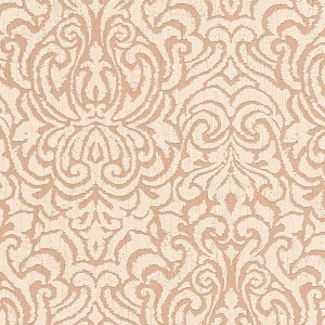 Marburg|Baroque greige and pink Wallpaper with floral details|Damask