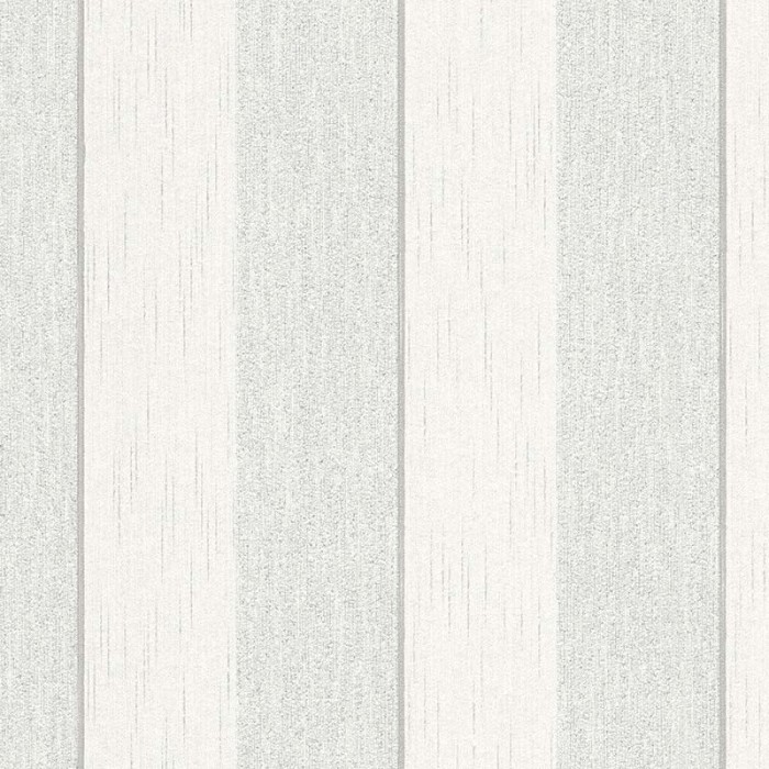 Architects Paper|Papel pintado rayas blancas y plata efecto textil|Rayas