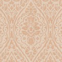 Architects Paper|Salmon pink damask wallpaper with a fabric look|Damask