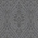 Architects Paper|Damast-Muster Tapete schokoladenbraun in Textiloptik|Textilimitation