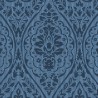 Architects Paper|Papel pintado motivos damasco azul efecto textil|Imitacion Tela