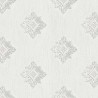 Architects Paper|Klassische moderne Tapete mit bestickten Ornamenten grau und weiß|Damast