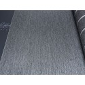 Marburg|Stucco effect striped wallpaper in silver grey|Modern