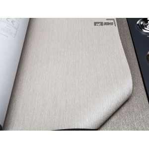 Rasch|Tapete sandbeige Leinenstoff|Einfarbige Farben 2