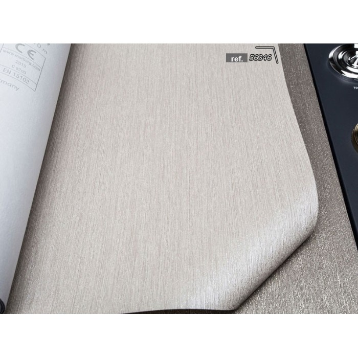 Marburg|Stucco effect striped wallpaper in pearl tone|Wallpaper