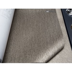 Marburg|Stucco effect striped wallpaper in silver and gold|Wallpaper 2