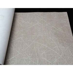 Marburg|Modern textured plain wallpaper in light grey and cream|Wallpaper 2