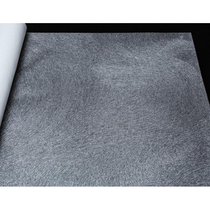 Papel pintado moderno gris plateado colores lisos - Marburg Luigi Colani 53313