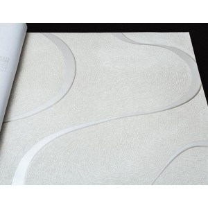 Grandeco|Art Deco geometrische Tapete Beige und Grün|Geometrisch 2