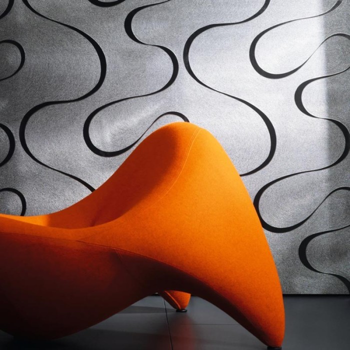 Marburg|Modern wallpaper with embossed details in off-white|Modern