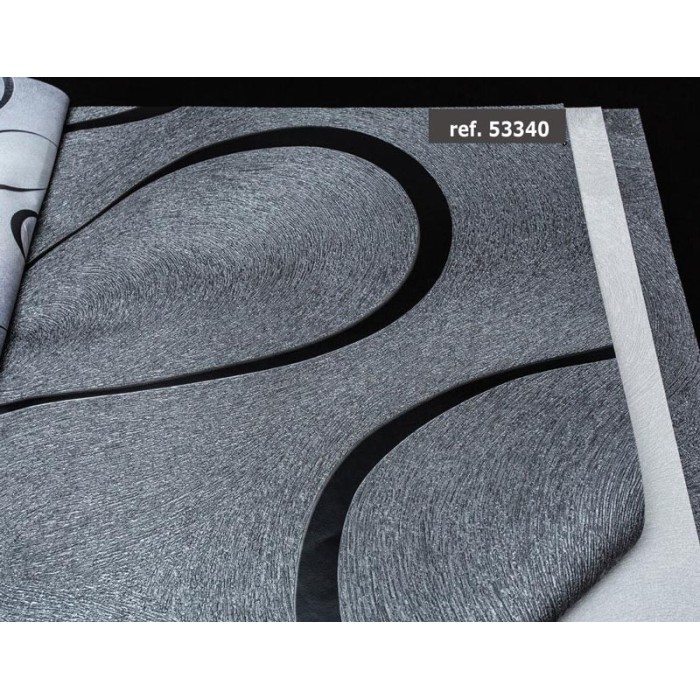 Marburg|Modern wallpaper in silver and black|Modern