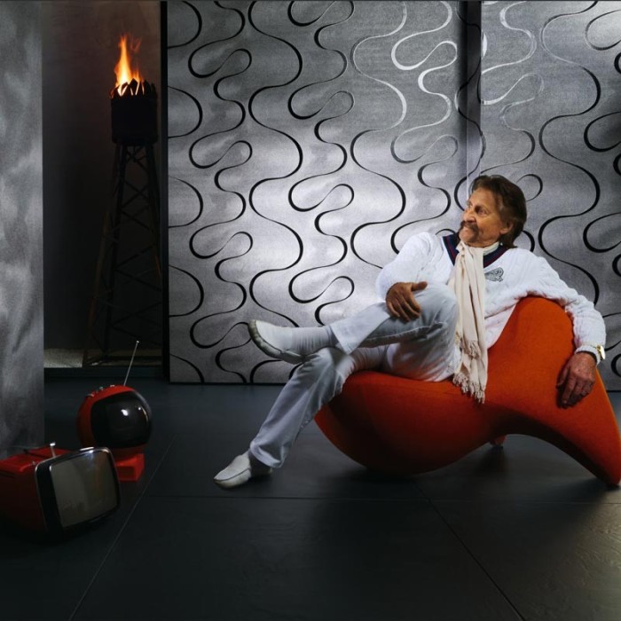 Marburg|Modern wallpaper in silver and black|Modern