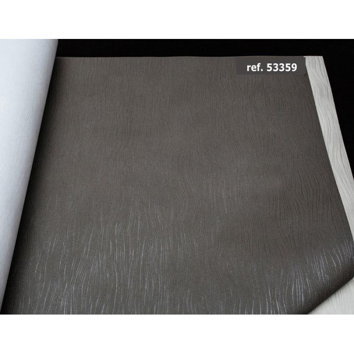 Marburg|Plain striped wallpaper in anthracite black|Wallpaper