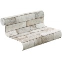Rasch|Tapete graue und beige Ziegel|Factory IV