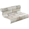Rasch|Tapete graue und beige Ziegel|Factory IV