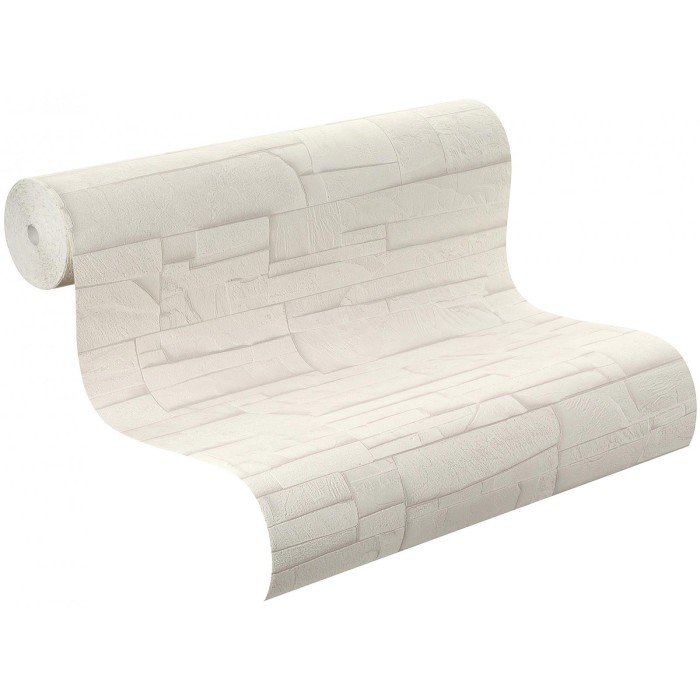 Rasch|Wallpaper white slate stone natural style|Factory IV