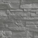 Rasch|Papier peint pierre ardoise grise mur moderne|Factory IV