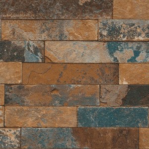 Casamance|Wallpaper rocky texture greige|Stone Imitation