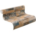 Rasch|Papier peint pierre effet rouille style industriel|Factory IV