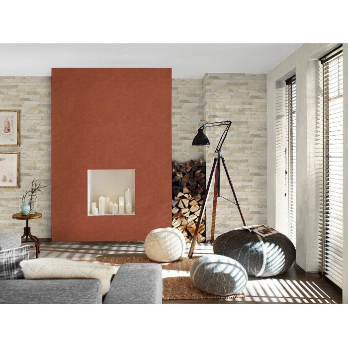 Rasch|Wallpaper white brick modern loft design|Factory IV