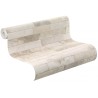 Rasch|Papier peint brique blanche design loft moderne|Factory IV