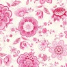 Pip Studio|Papier peint grandes fleurs roses et fond blanc|Papier Peint