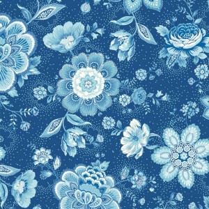 Papeldecor|Tapete fröhlich floral in Rosa und Mehrfarbig|Tapeten