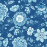 Pip Studio|Vintage chic wallpaper with blue flowers|Wallpaper