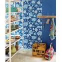 Pip Studio|Papier peint fleurs bleues style vintage chic|Papier Peint