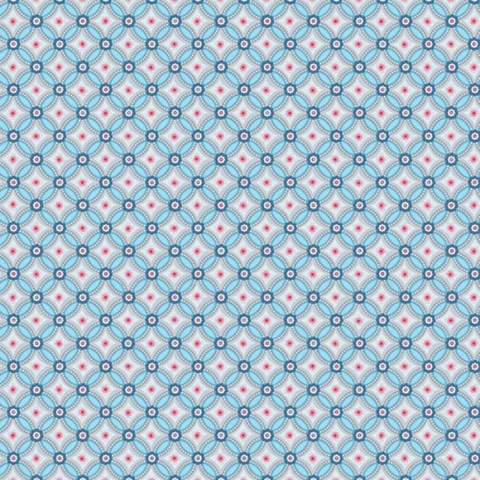 Papel pintado chic con pequeños círculos celestes - Pip Studio Pip Studio 3 341021