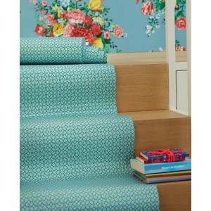 Caselio|Retro circle wallpaper ins style blue|Circles 2