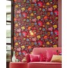 Pip Studio|Japanische Tapete mit braunen Blumen|Tapeten