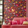 Pip Studio|Japanische Tapete mit braunen Blumen|Tapeten