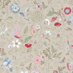 Pip Studio|Elegant wallpaper with flowers, plants and birds|Wallpaper 2