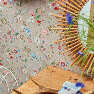 Pip Studio|Elegant wallpaper with flowers, plants and birds|Wallpaper
