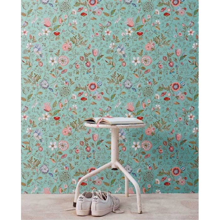 Papel pintado floral romántico con un aire vintage - Pip Studio Pip Studio 4 375002