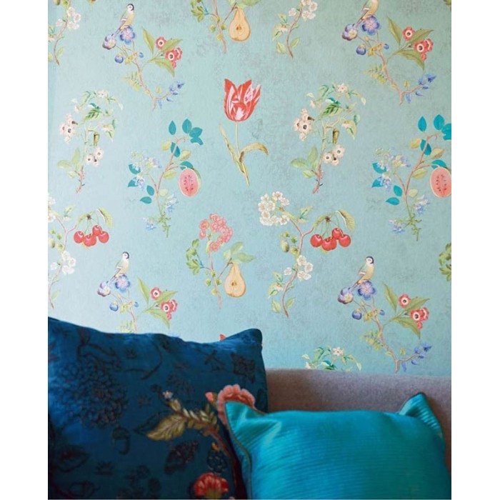 Pip Studio|Papel pintado flores y frutas|Papel Pintado