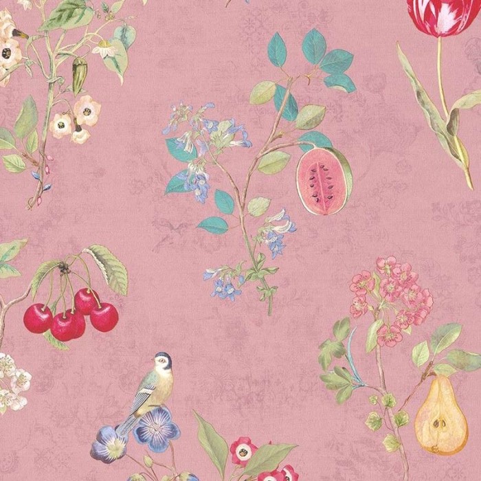 Pip Studio|Rustic wallpaper with fruits and plants|Wallpaper