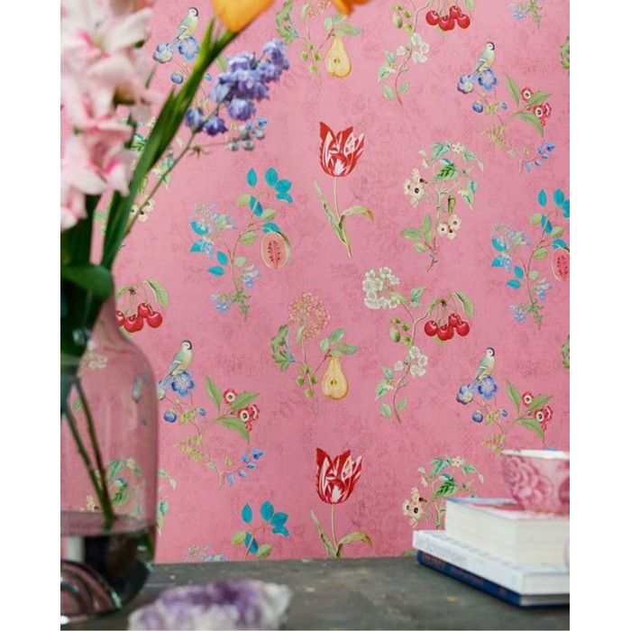 Pip Studio|Papier peint rustique avec fruits et plantes|Papier Peint