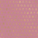 Pip Studio|Papel pintado contemporáneo rosa y dorado, insectos metalizados|Papel Pintado