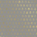 Pip Studio|Modern wallpaper with metallic gold insects on taupe background|Minimalist