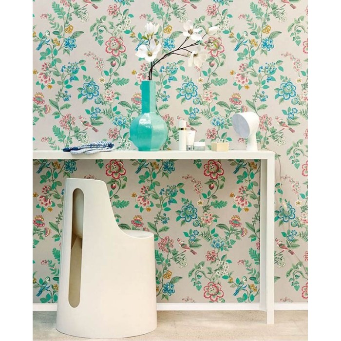 Pip Studio|Hand-painted effect floral wallpaper|Wallpaper