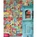 Pip Studio|Wall mural vintage with collage-style images|Wallmurals