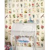 Pip Studio|Papier peint panoramique nostalgique fleurs et oiseaux vintage|Panoramiques