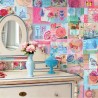Pip Studio|Wandbild romantische Vintage-Blumencollage|Wandbild